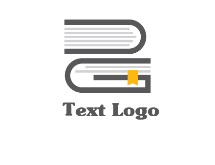 letter g book logo