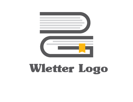 letter g book logo