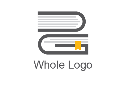 letter g book logo