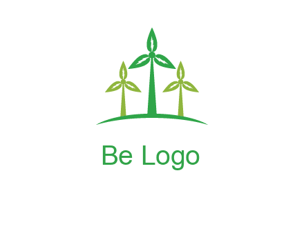 leaf turbine logo