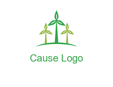 leaf turbine logo