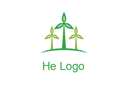 leaf turbine logo