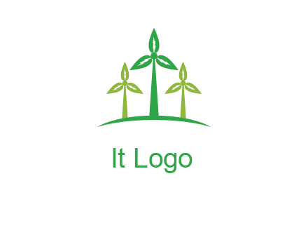 leaf turbine logo