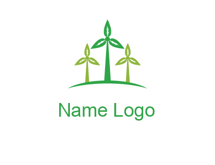 leaf turbine logo