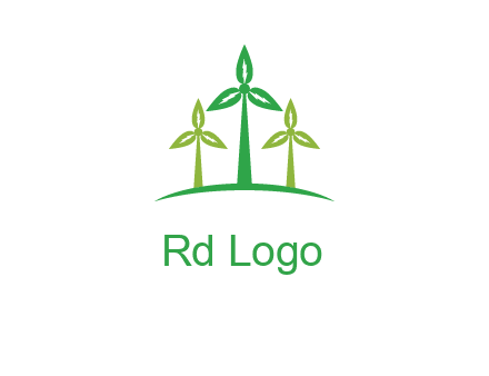 leaf turbine logo