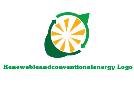 sun rays in leaf logo