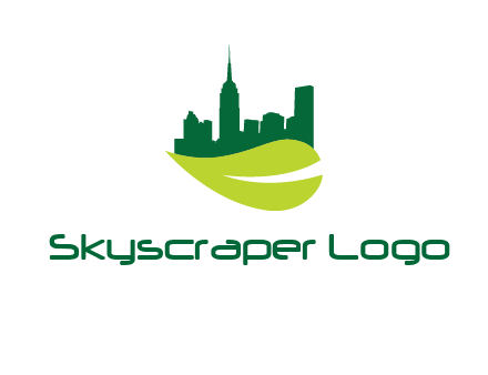 city on leaf logo
