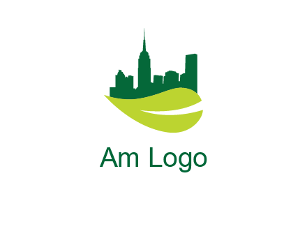 city on leaf logo