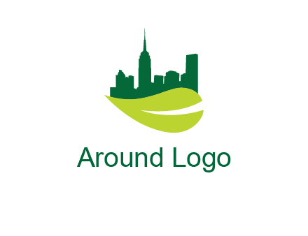 city on leaf logo