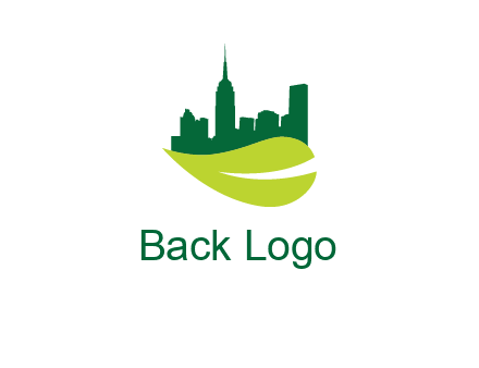 city on leaf logo