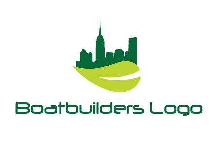 city on leaf logo
