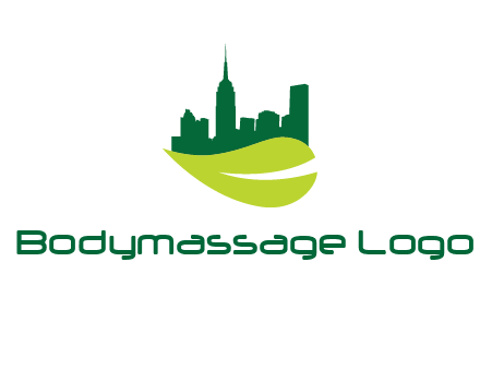 city on leaf logo