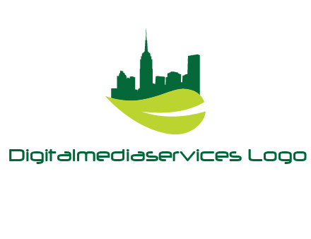 city on leaf logo