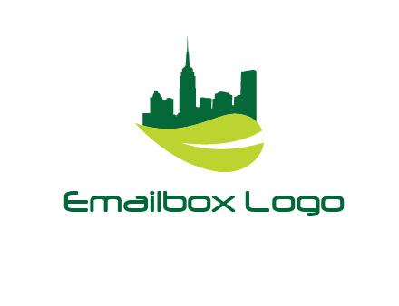city on leaf logo