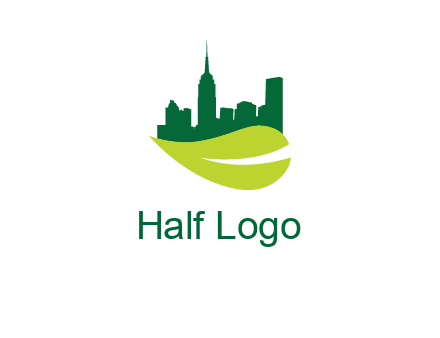 city on leaf logo