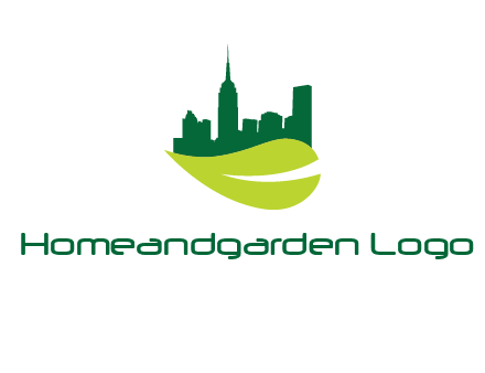 city on leaf logo