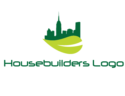 city on leaf logo