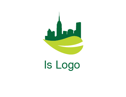 city on leaf logo