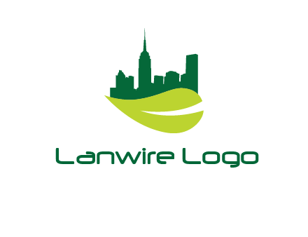 city on leaf logo