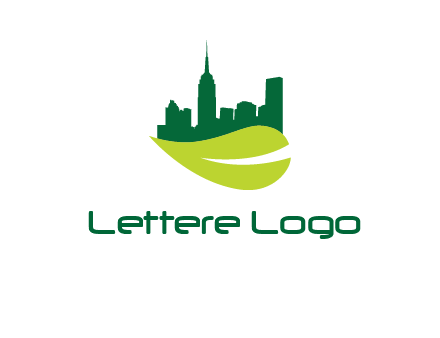 city on leaf logo