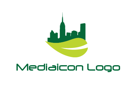 city on leaf logo