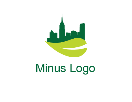 city on leaf logo