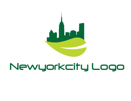 city on leaf logo