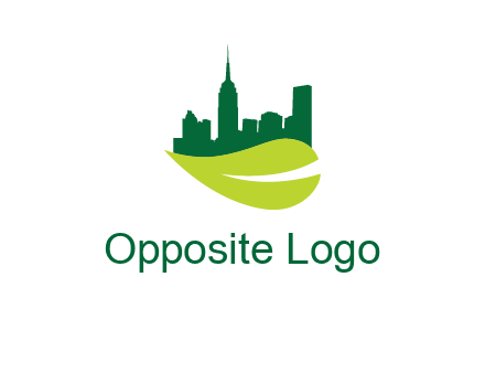 city on leaf logo