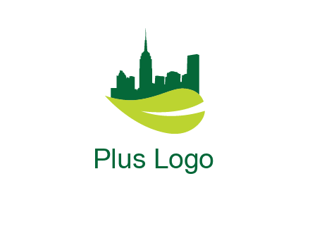 city on leaf logo