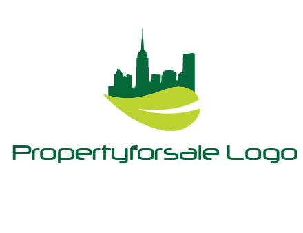 city on leaf logo