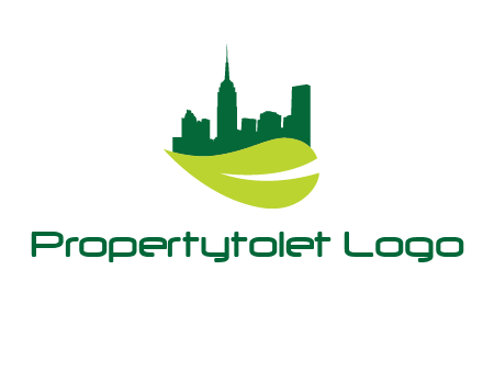 city on leaf logo