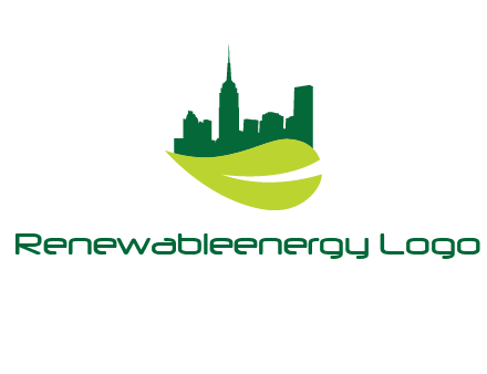 city on leaf logo