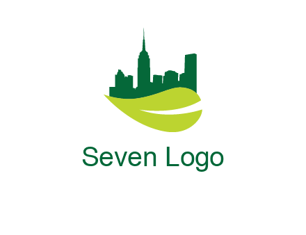 city on leaf logo