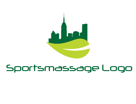 city on leaf logo