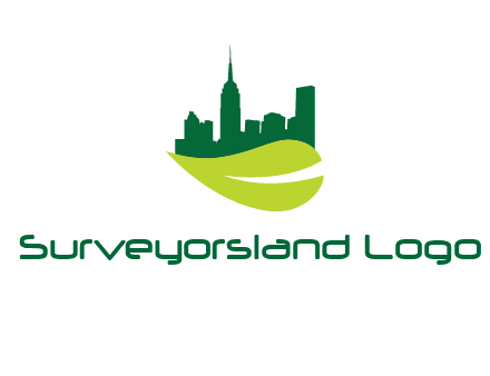 city on leaf logo