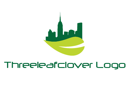 city on leaf logo