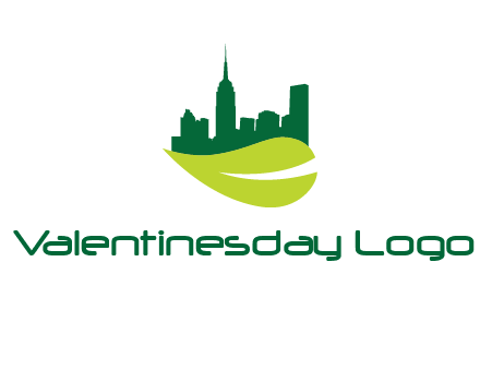 city on leaf logo