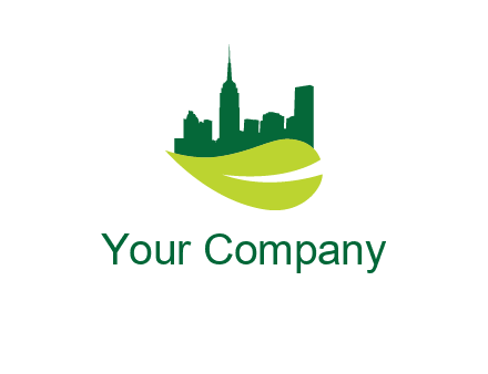 city on leaf logo