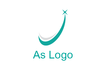 smile and letter J logo