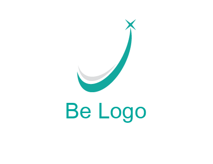 smile and letter J logo
