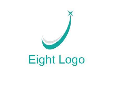 smile and letter J logo