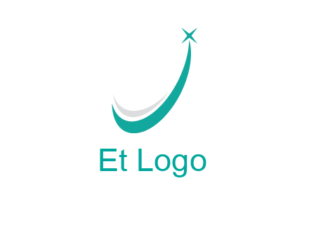 smile and letter J logo