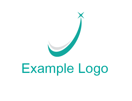 smile and letter J logo