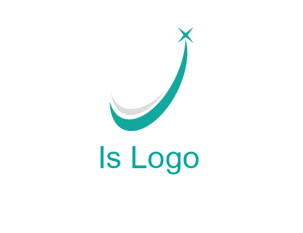 smile and letter J logo