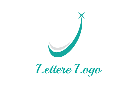 smile and letter J logo
