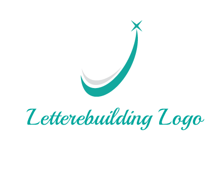 smile and letter J logo