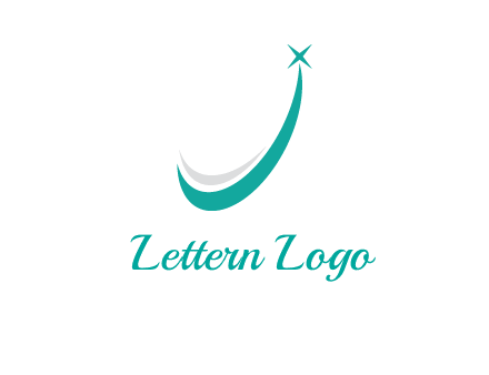 smile and letter J logo