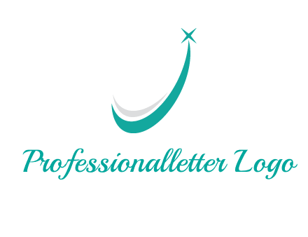 smile and letter J logo