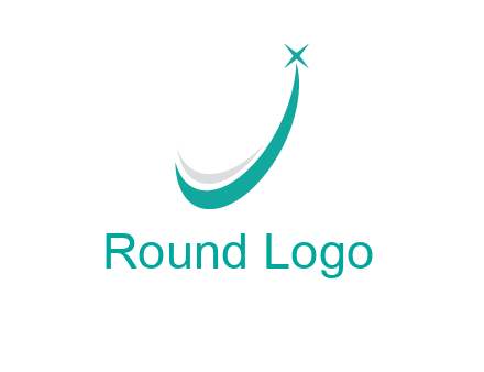 smile and letter J logo