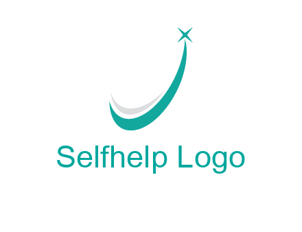 smile and letter J logo